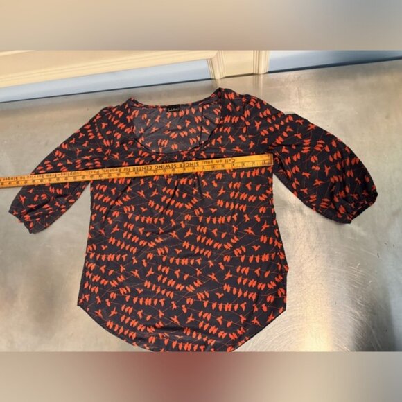 Seduction - birds on a wire swing blouse - Picture 5 of 8